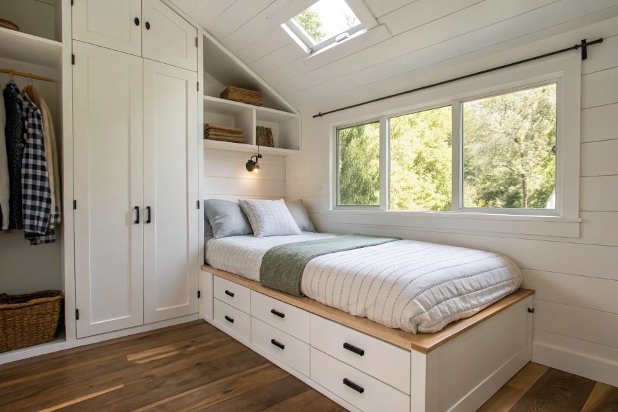 Kichik yotoqxona uchun optimal yotoq o’lchamini tanlash bo’yicha qo’llanma