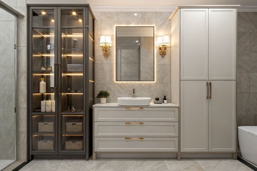 Vannaxona tumanlari: suv o’tkazmaydigan va erga o’rnatish