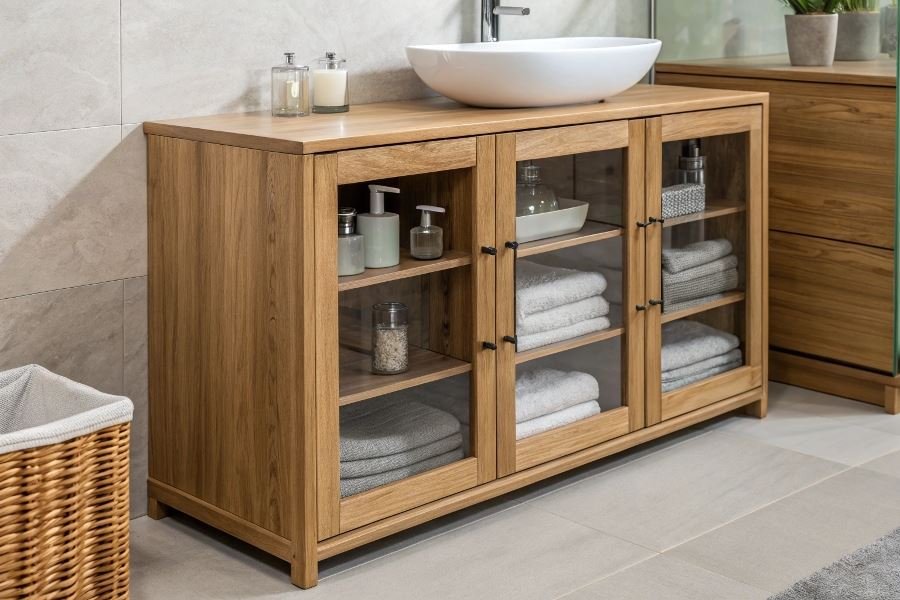 Namlikka chidamli vanna xonasi shkaflarini tanlash bo’yicha qo’llanma