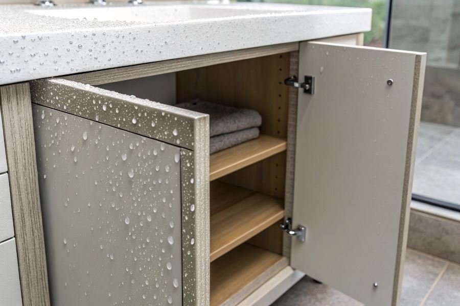 Vanna uchun eng namlikka chidamli shkaf materiallari