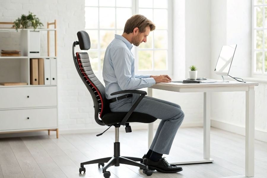 To’g’ri postura uchun ergonomik kompyuter stullari tanlash