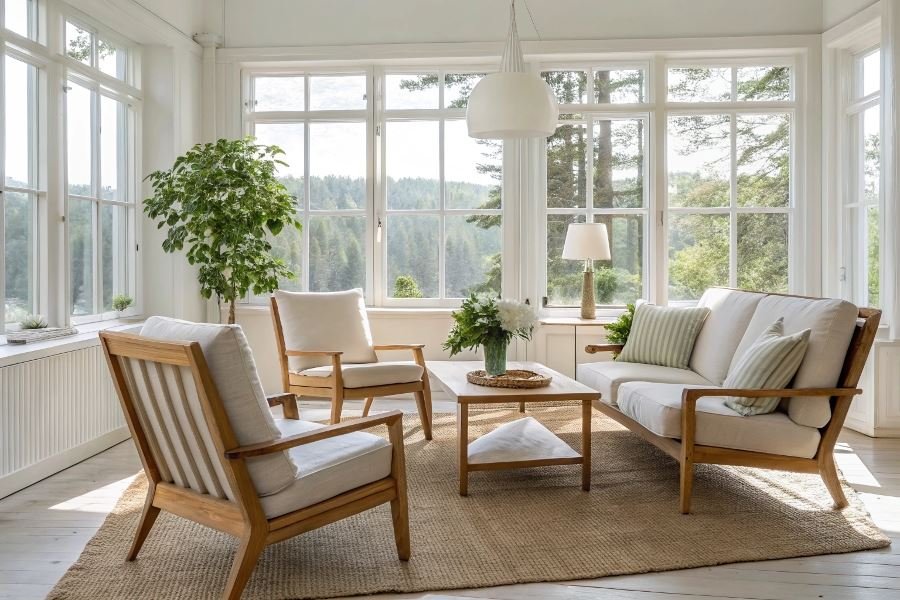 Mehmonxona uchun Skandinaviya stullari: zamonaviy tanlov