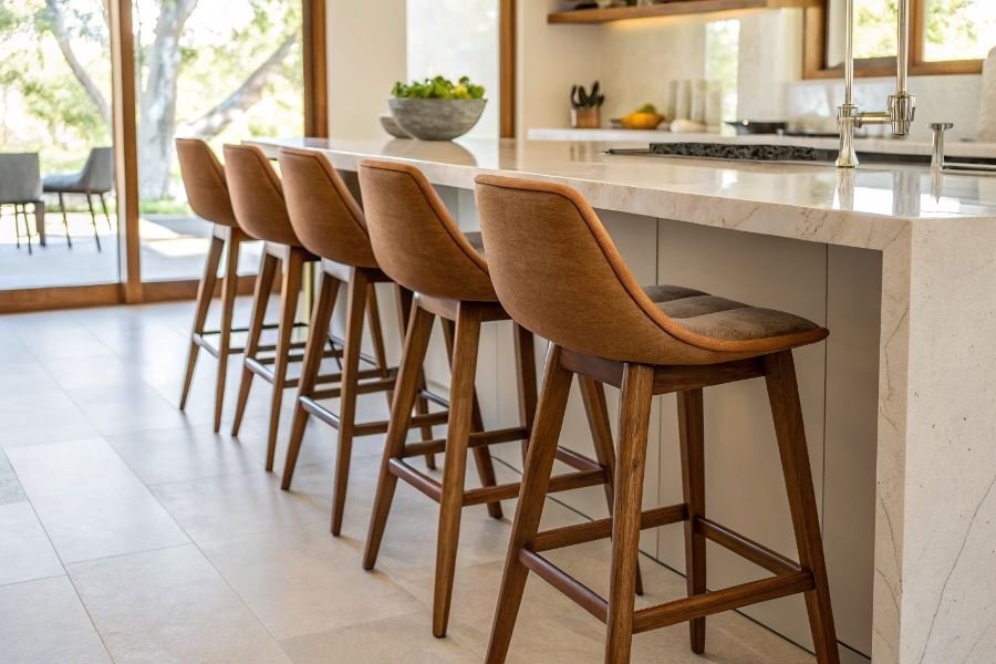 Oshxona oroliga taburetkalarni tanlash: mukammal qo’llanma