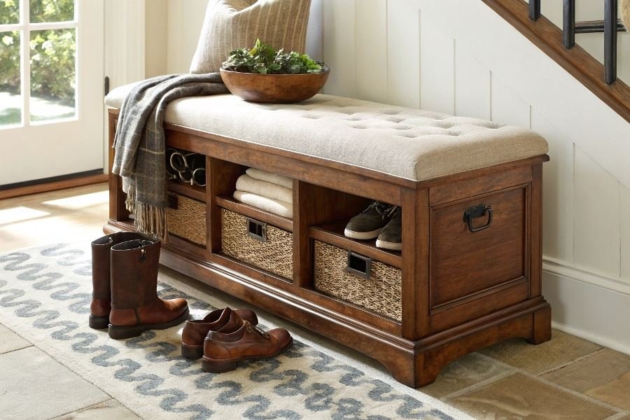 Kirish xonasi uchun skamyalar: tanlash mezonlari va turlari