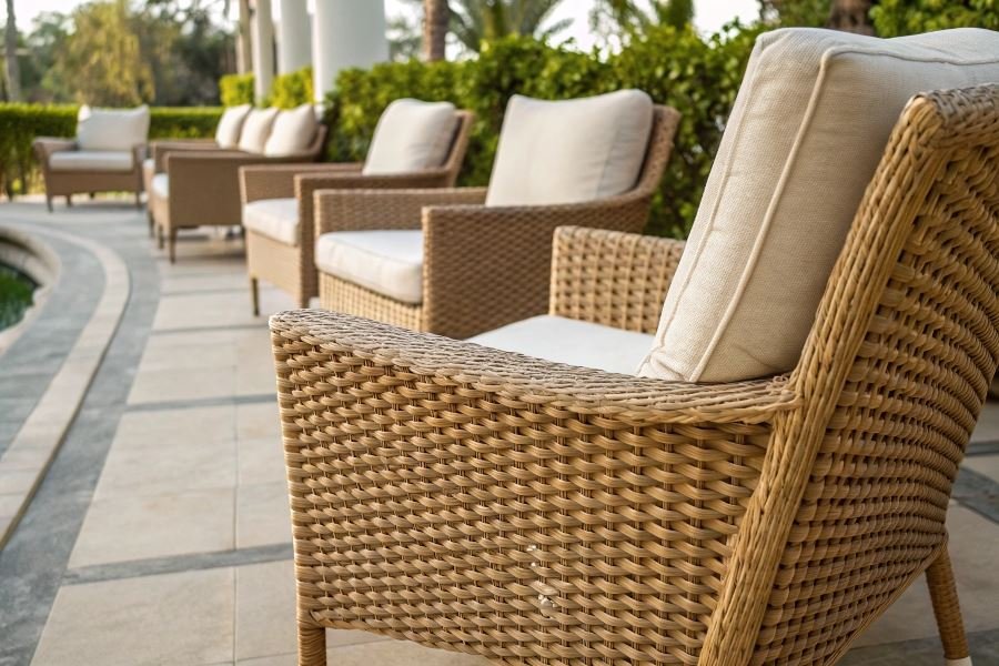 Rattan bog’ stullari: afzalliklari va kamchiliklari