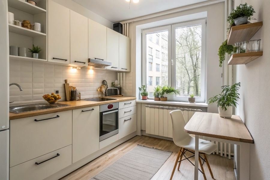 Компактные кухонные гарнитуры: выбор для малых пространств