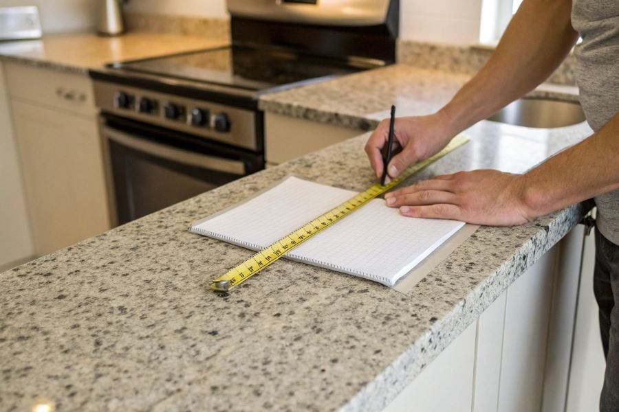 Как рассчитать размеры кухонной столешницы: пошаговый гид