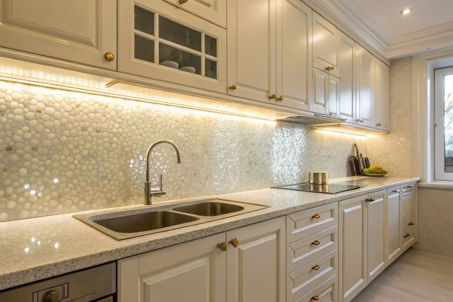 Как выбрать идеальный фартук для маленькой кухни