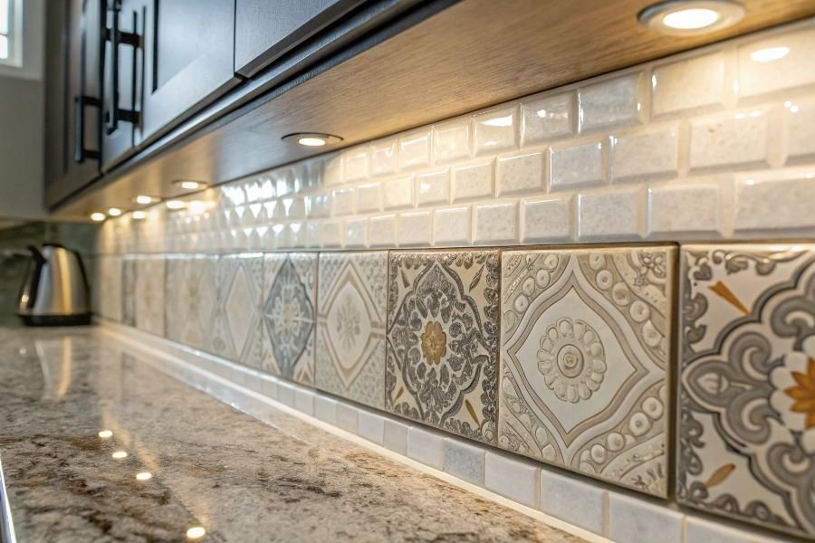 Топ-3 практичных материалов для кухонного фартука: гид