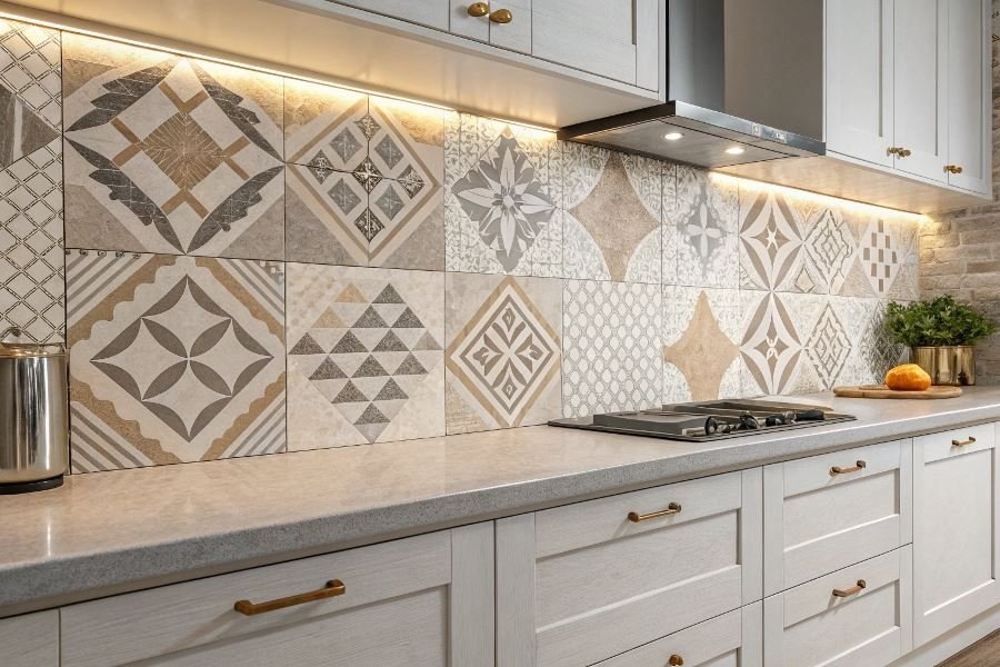 Топ-10 узоров для кухонных фартуков: стильный выбор