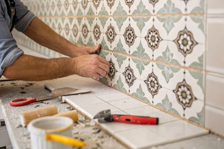 Пошаговая установка кухонного фартука: инструкция мастеру
