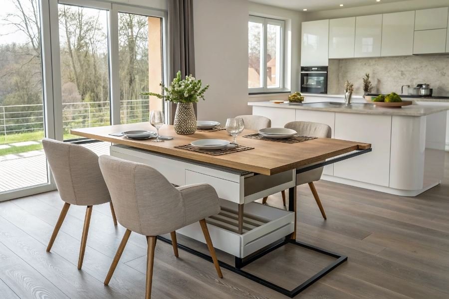 Кухонные столы-трансформеры: идеальное решение для любой кухни
