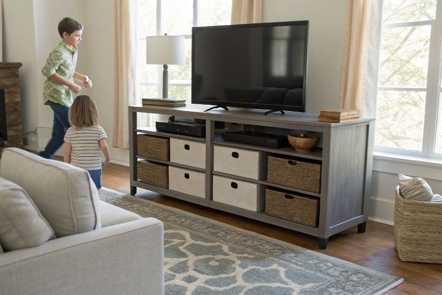 Как выбрать идеальную ТВ-тумбу для большой семьи