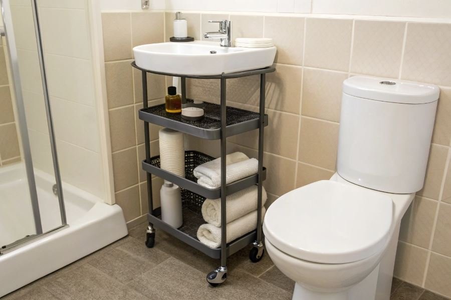 Узкие тележки для ванной: выбор идеальной модели в 2025