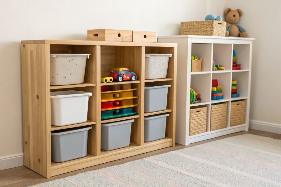 Топ-3 материалов для детских стеллажей: безопасность и качество
