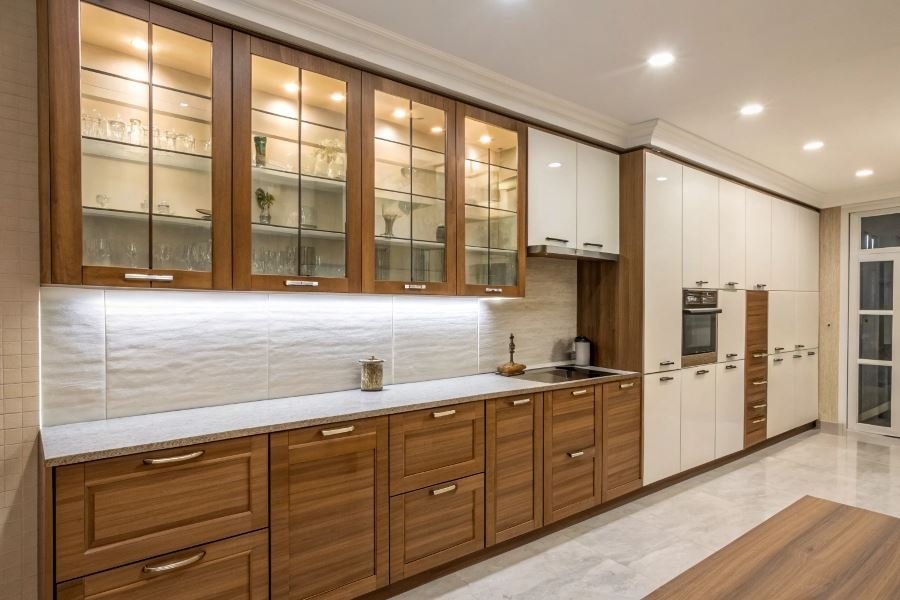 534-perfect-kitchen-cabinet-height Оптимальная высота навесных кухонных шкафов: полное руководство