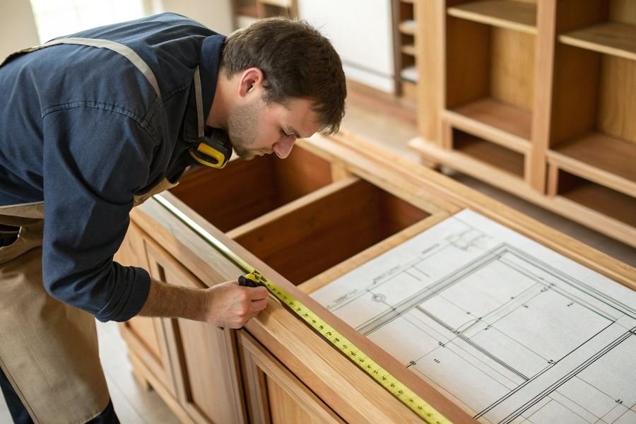 Расчет размеров антресоли для шкафа: точные формулы