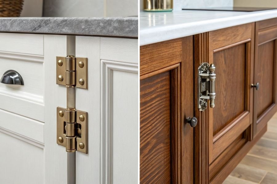 Скрытые или накладные петли: что выбрать для шкафа