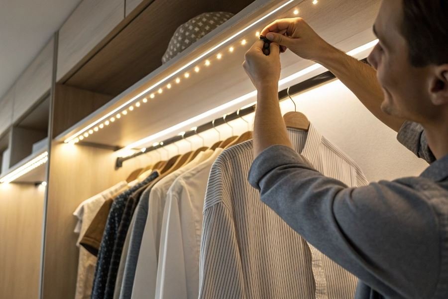 565-cabinet-lighting-functionality-style Идеальная подсветка для шкафа: выбор и установка