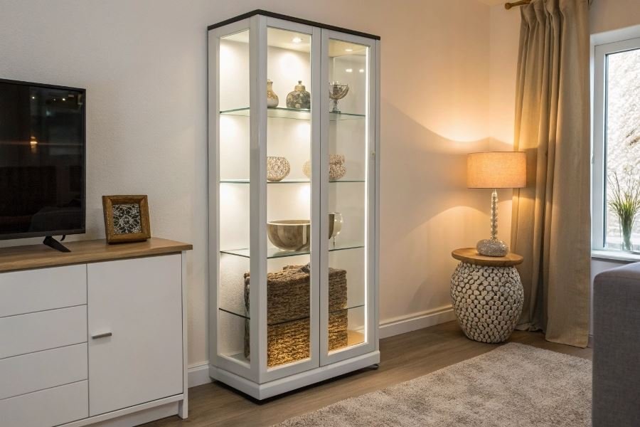 Компактные шкафы-витрины: умные решения для малогабаритных квартир