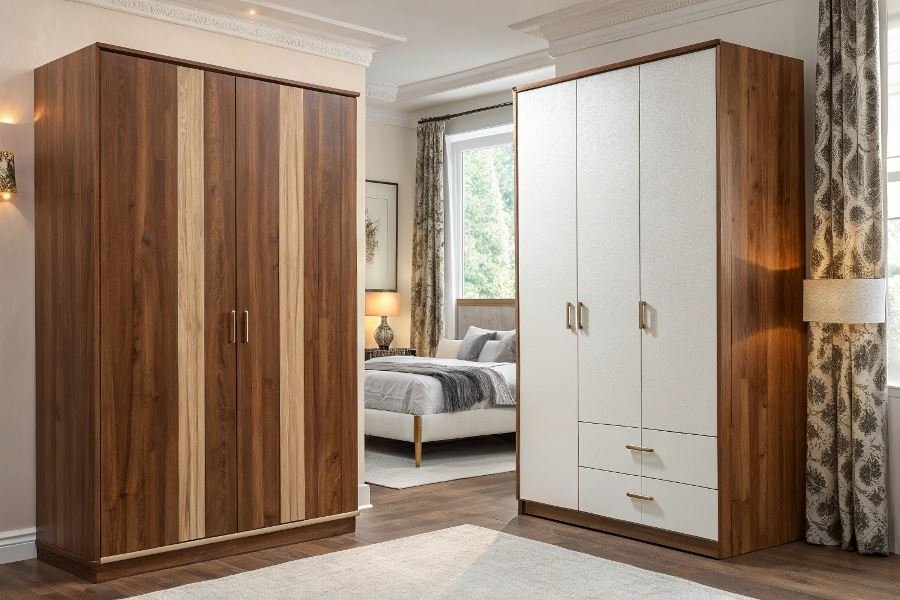 ДСП или массив дерева: выбираем идеальный распашной шкаф