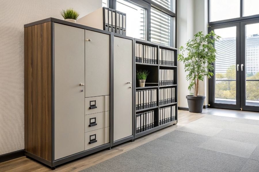 Как выбрать идеальный шкаф для документов в офис