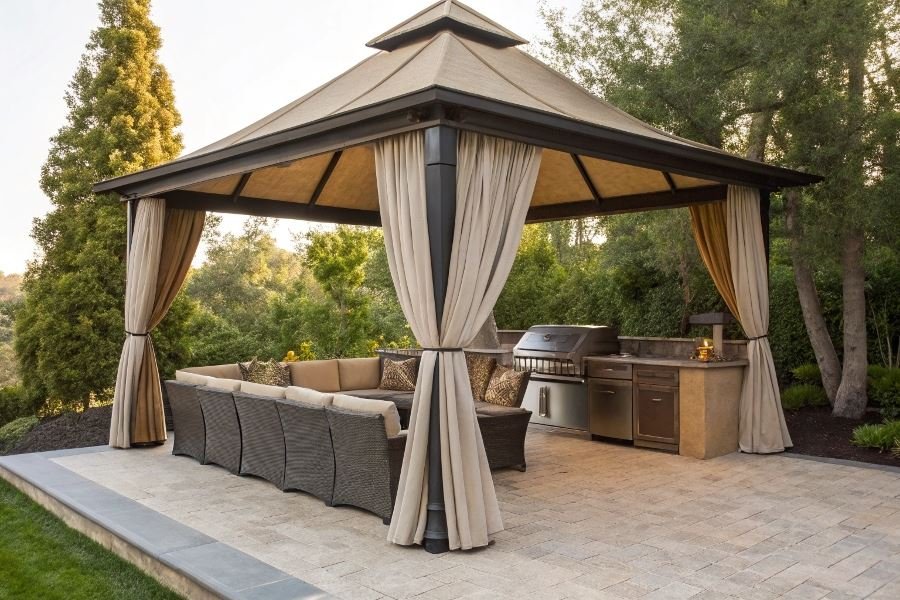 775-bbq-gazebo-outdoor-comfort-art Шатры для барбекю: выбор функциональных моделей